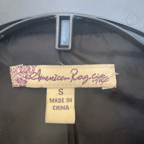 American Rag Red Black Buffalo Plaid Wool Moto Jacket - Picture 2 of 14